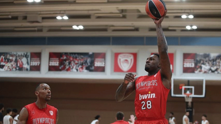 Μπάσκετ: Φιλική αναμέτρηση με τον Απόλλωνα Πατρών θα δώσει ο Ολυμπιακός