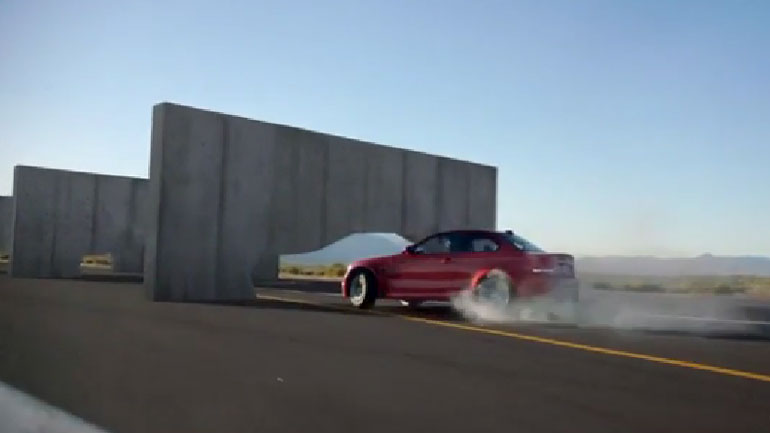 BMW M1 «ντριφτάρει» με ακρίβεια