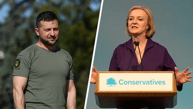 Ζελένσκι για Λιζ Τρας: «Ήταν πάντα στην πεφωτισμένη πλευρά της ευρωπαϊκής πολιτικής»