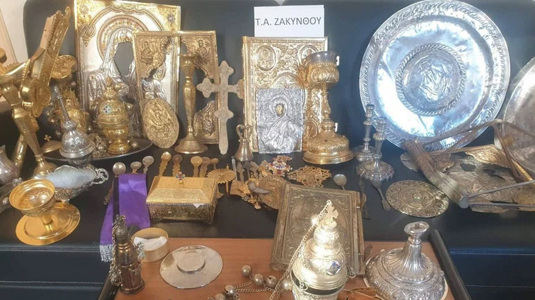 Ζάκυνθος: Ιερόσυλοι έκλεψαν εκκλησιαστικά αντικείμενα αξίας 10.000 ευρώ