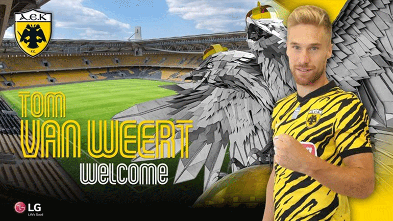 Ανακοίνωσε τον Φαν Βέερτ η ΑΕΚ