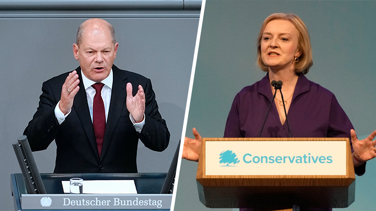 Τηλεφωνική επικοινωνία Τρας – Σολτς για την ενεργειακή κρίση