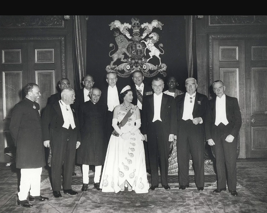 Η Ελισάβετ Β΄ με πρωθυπουργούς της Κοινοπολιτείας το 1960
