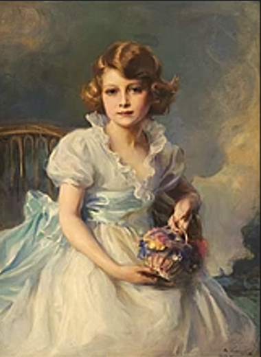 Η Ελισάβετ σε ηλικία 7 ετών, το 1933