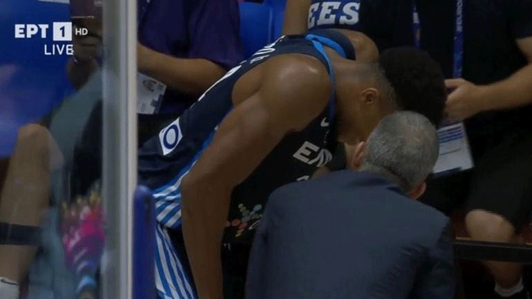 Τραυματίστηκε στο πόδι ο Γιάννης – Ανησυχία στον ελληνικό πάγκο