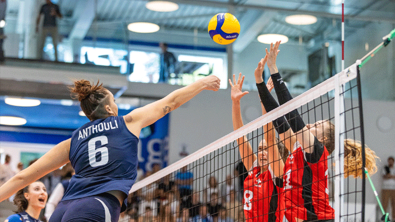 Βόλεϊ: Δεύτερη ήττα και δεύτερη θέση στο φινάλε για την Εθνική γυναικών