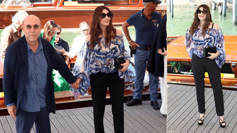 Η Monica Bellucci στο Φεστιβάλ Βενετίας – Το πρωινό look της Ιταλίδας σταρ