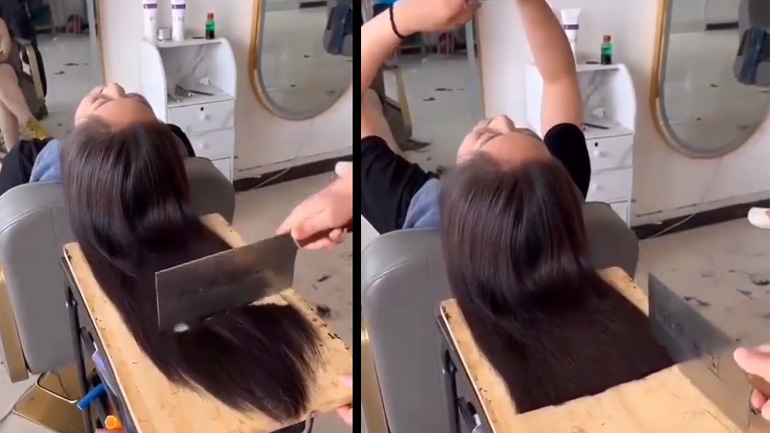 Kούρεμα με μπαλτά