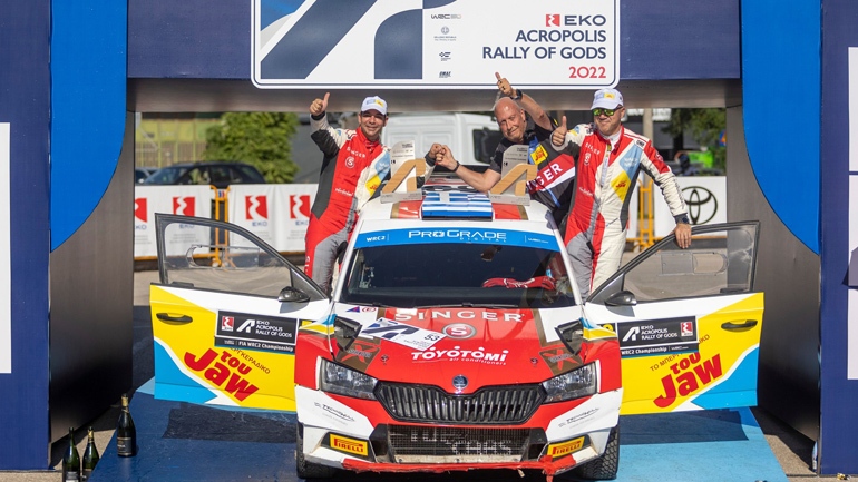 Εκο Ράλλυ Ακρόπολις: Οι Βασίλης και Ιωάννης Βελάνης οδήγησαν με μυαλό και τερμάτισαν δεύτεροι Έλληνες