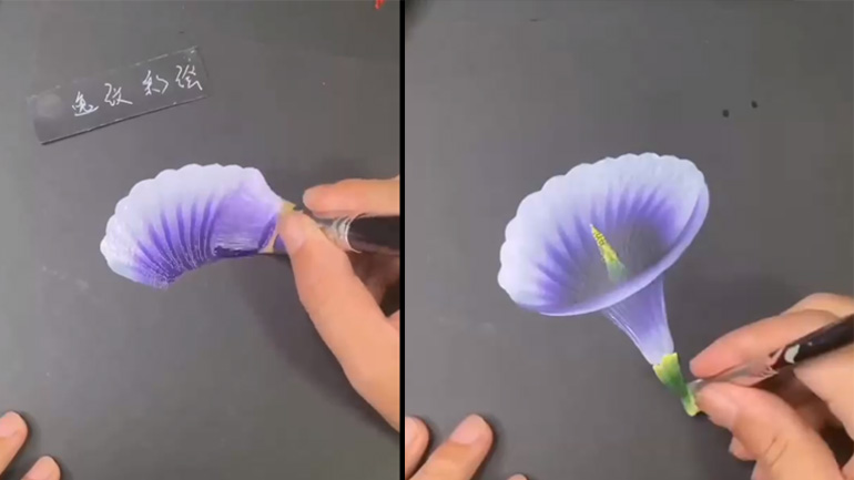 Ζωγραφίζοντας λουλούδια