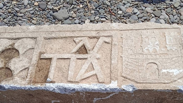 Οβριόκαστρο Λέσβου: Στο φως ευρήματα από τις ανασκαφές – Ανακαλύφθηκε μαρμάρινο υπέρθυρο 3.50 μέτρων