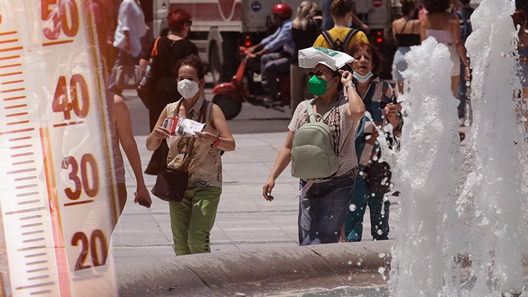 Άγγιξε τους 39 βαθμούς η μέγιστη θερμοκρασία σήμερα