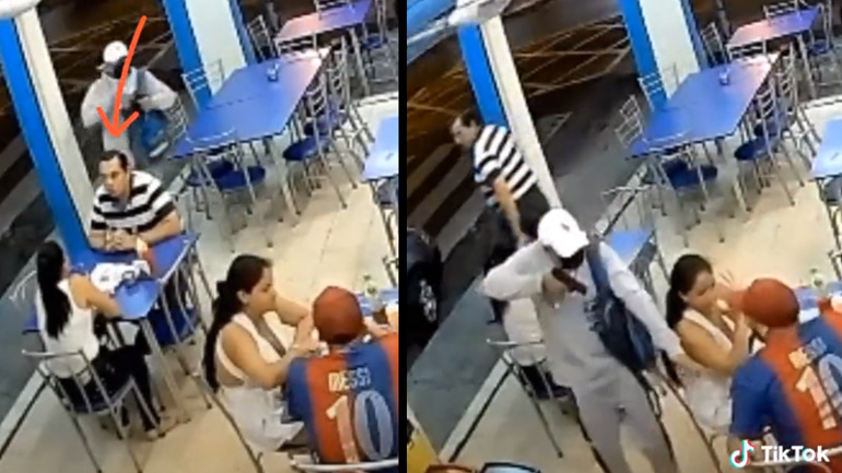 Ένας πολύ γενναίος άνδρας κατά τη διάρκεια ληστείας