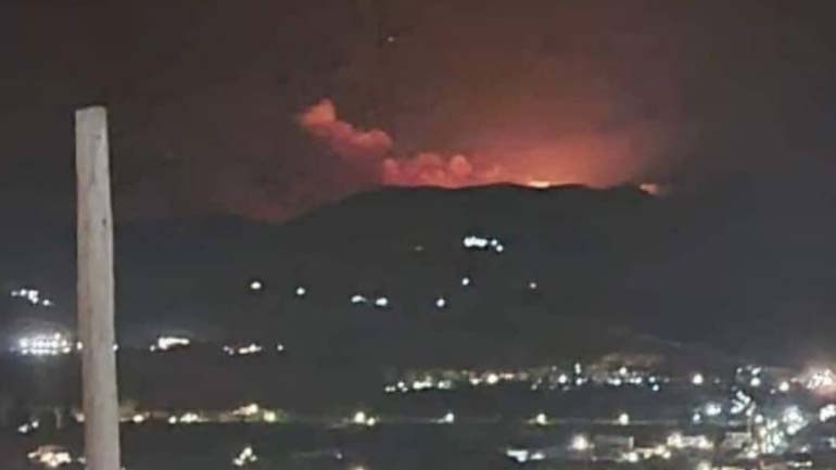 Πυρκαγιά σε χορτολιβαδική έκταση στην Ανατολική Μάνη