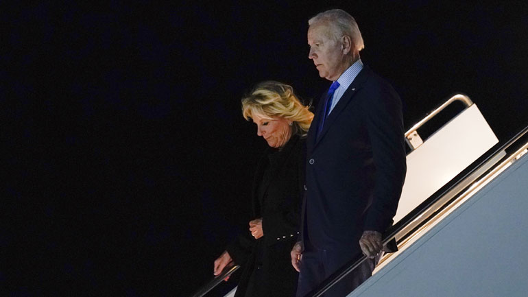 Έφτασε στο Λονδίνο ο Μπάιντεν για την κηδεία της βασίλισσας Ελισάβετ Έφτασε στο Λονδίνο ο Μπάιντεν για την κηδεία της βασίλισσας Ελισάβετ