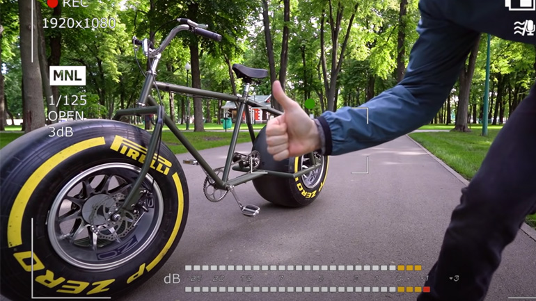 Ποδήλατο με ρόδες από Formula 1