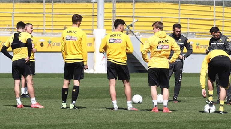 ΑΕΚ: Χωρίς τους διεθνείς η προπόνηση