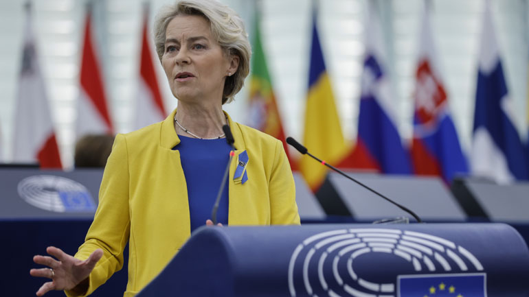 Φον ντερ Λάιεν: Απαράδεκτη η προσπάθεια της Ρωσίας για την αλλαγή των συνόρων