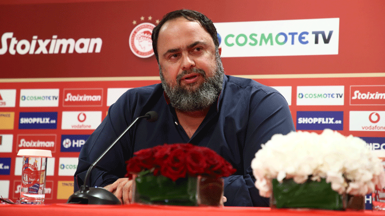 Μαρινάκης: «Καλή είναι η κριτική και τη δεχόμαστε, αλλά η υπερβολή βλάπτει»