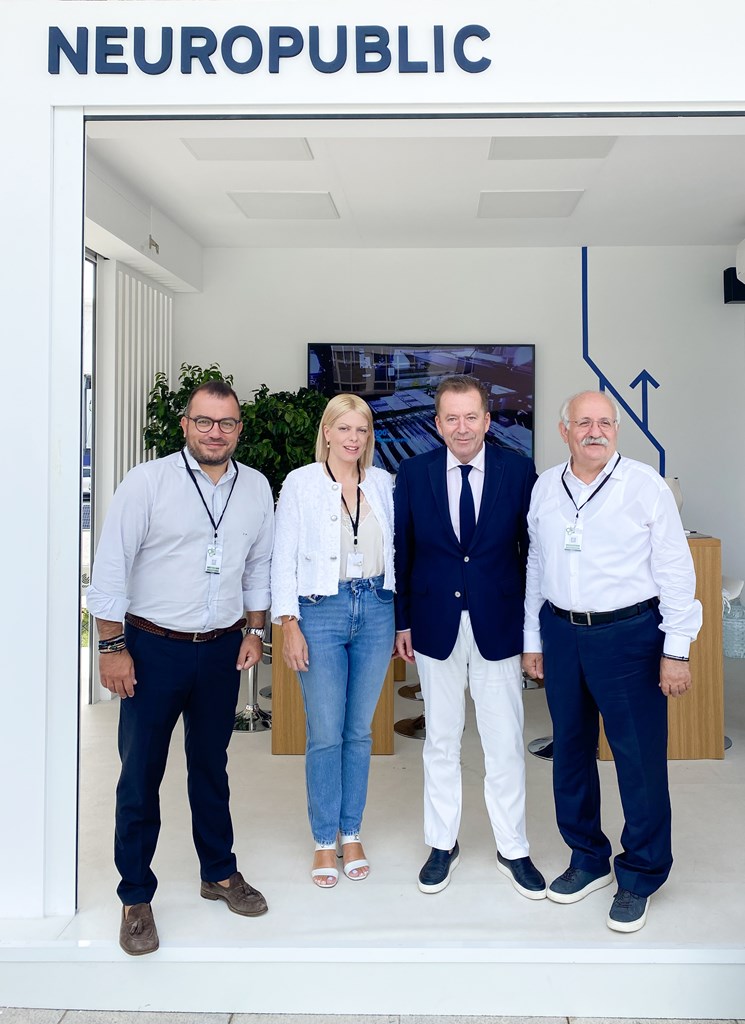 Ιωάννης Μαυρουδής, Σύμβουλος Επιχειρησιακής Στρατηγικής & Εξωστρέφειας της NEUROPUBLIC, Ρόζα Γαργαλάκου, Βασ. Κόκκαλης, τ. Υφυπουργός Αγροτικής Ανάπτυξης