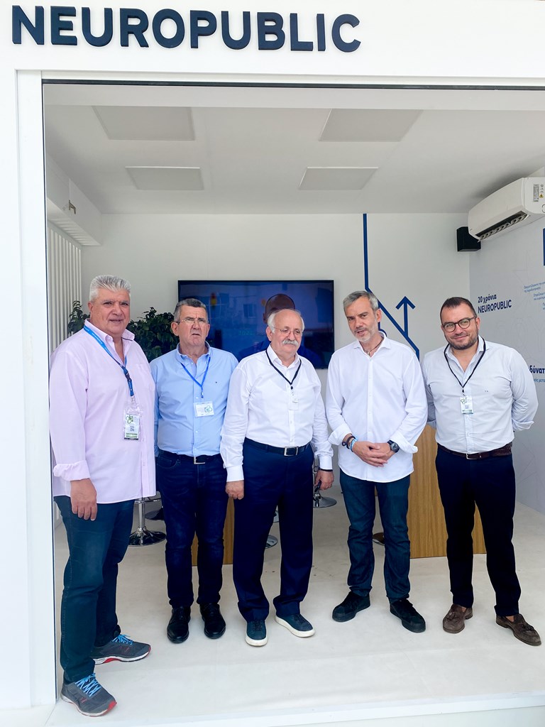 Φώτης Κώνστας, Περιφερειακός Δντης Β. Ελλάδος της NEUROPUBLIC, Χρήστος Τσιχήτας, Πρόεδρος ΕΑΣ Θεσσαλονίκης, Κων. Ζέρβας, Χριστόδουλος Αντωνιάδης και Ιωάννης Μαυρουδής