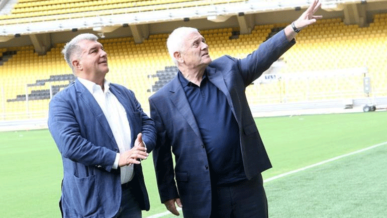 Λαπόρτα: «Πανέμορφο γήπεδο η Αγια-Σοφιά – Opap Arena»