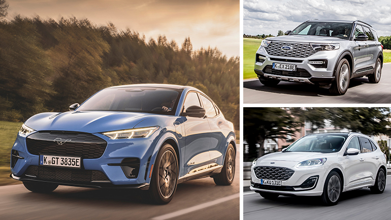 Ποιες προτάσεις κάνει η Ford για τα ηλεκτροκίνητα Mustang Mach-E, E-Transit, Kuga PHEV και Explorer PHEV 