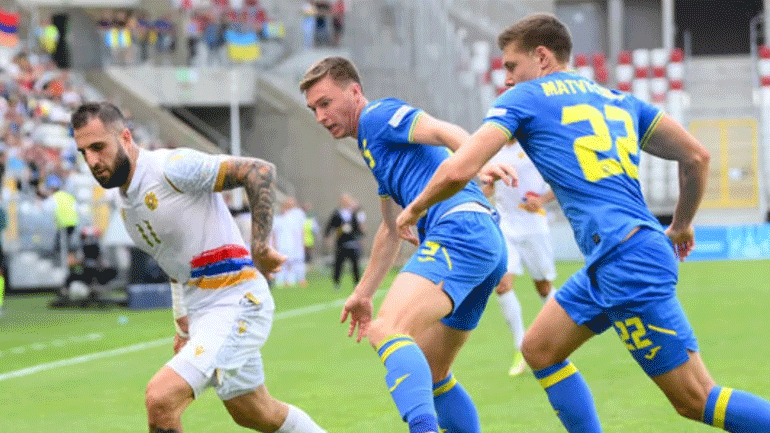 Nations League: Ανώτερη η Ουκρανία, 5-0 την Αρμενία