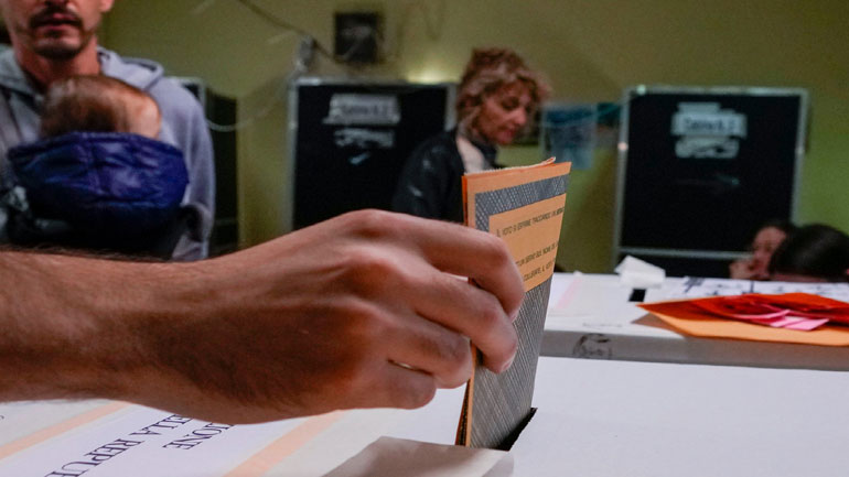 Ιταλία: Ψήφισε ο Ιταλός πρόεδρος της Δημοκρατίας Σέρτζιο Ματαρέλα και πολλοί ηγέτες των κομμάτων