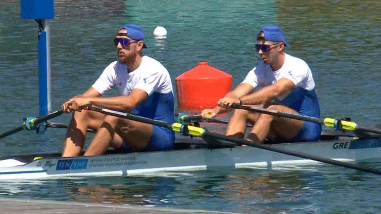 Παγκόσμιο Πρωτάθλημα Κωπηλασίας: Έκτοι στον κόσμο οι Καλανδαρίδης και Παλαιοπάνος στο διπλό σκιφ