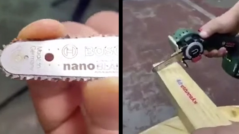 Το μίνι αλυσοπρίονο