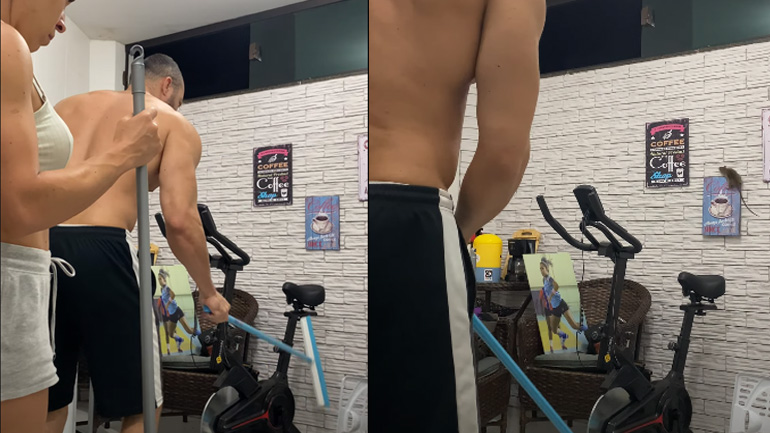 Ποντίκι καταδιώκεται από ανθρώπους και διαφεύγει με εντυπωσιακά ακροβατικά