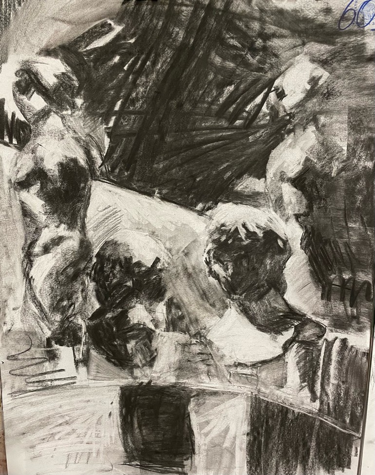 Έργο σε εξέλιξη με θέμα «Η φουρτουνιασμένη θάλασσα» - Προσεχώς και ο ναυτικός με την πίπα