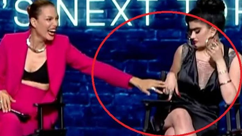 GNTM: Η αντίδραση της Σοφίας Χατζηπαντελή όταν την άγγιξε η Βίκυ Καγιά που έγινε viral