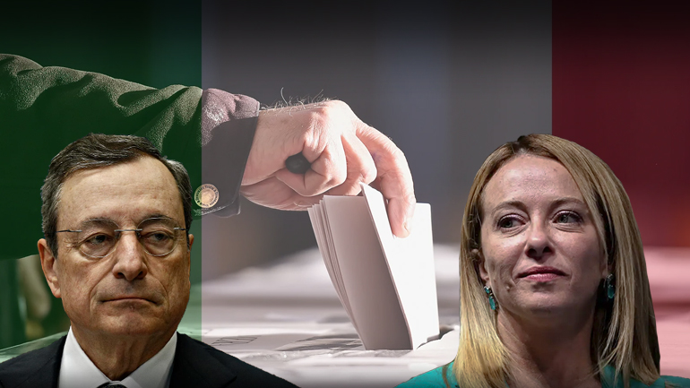 Συμβιβασμός της Μελόνι με τις πλάτες του Ντράγκι