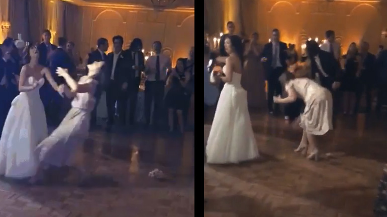 Όταν θες να πιάσεις τη νυφική ανθοδέσμη, αλλά έχεις μεθύσει