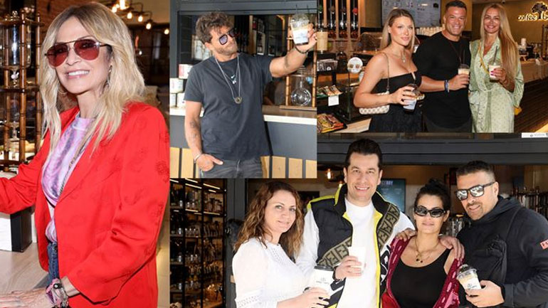 Όλες οι celebrity εμφανίσεις σε γνωστή αλυσίδα street cafe