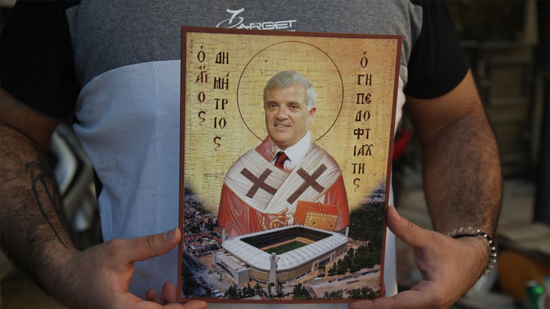 Φίλαθλος της ΑΕΚ έκανε εικόνισμα τον Δημήτρη Μελισσανίδη