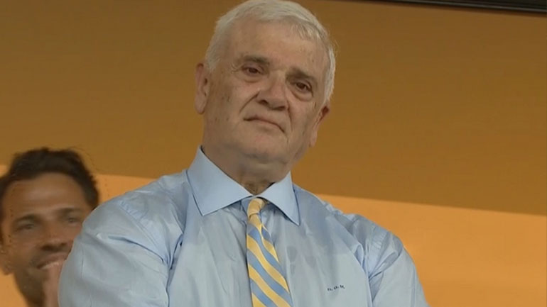 ΑΕΚ: Δάκρυσε ο Δημήτρης Μελισσανίδης στην έναρξη των εγκαινίων της OPAP Arena