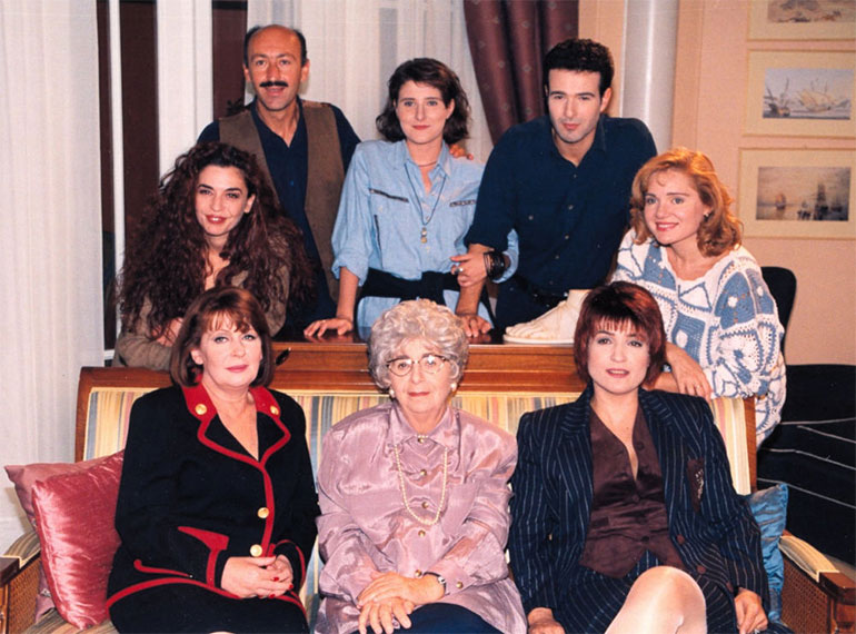 H Μαρία Φωκά με τους συντελεστές της «Ντόλτσε Βίτα»