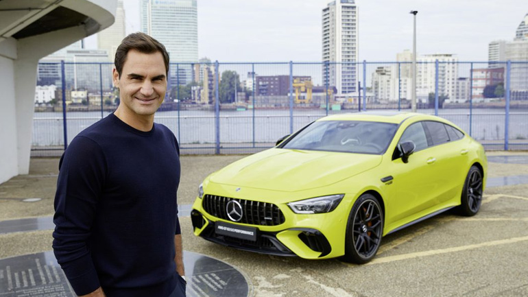 Ο Ρότζερ Φέντερερ πουλάει για καλό σκοπό τη μοναδικής απόχρωσης AMG GT 63 S E Performance