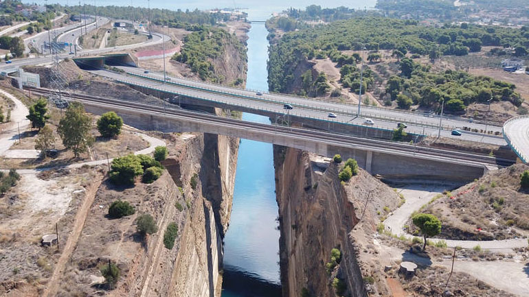 Κλείνει μέχρι το καλοκαίρι του 2023 η Διώρυγα της Κορίνθου