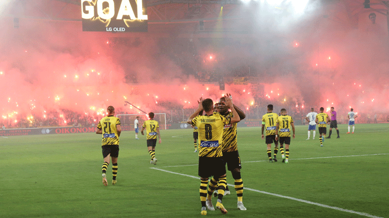 «Κιτρινόμαυρο» πάρτι στην OPAP Arena, 4-1 η ΑΕΚ τον Ιωνικό
