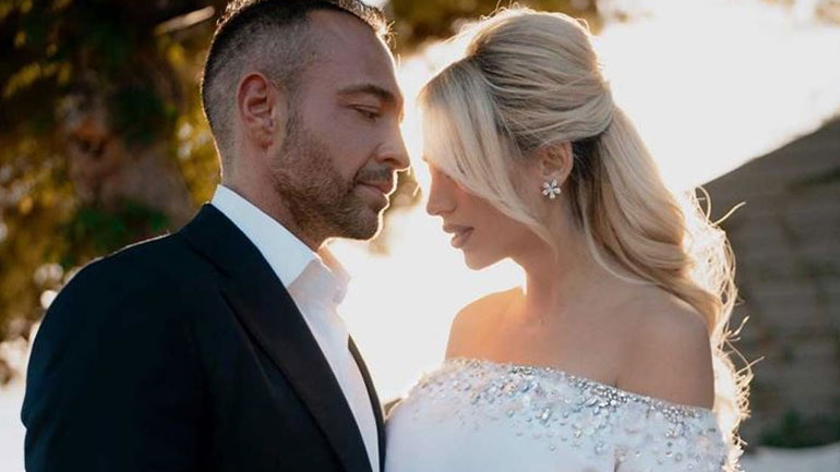 Κωνσταντίνα Σπυροπούλου – Βασίλης Σταθοκωστόπουλος: Η πρώτη επίσημη φωτογραφία από τον γάμο τους