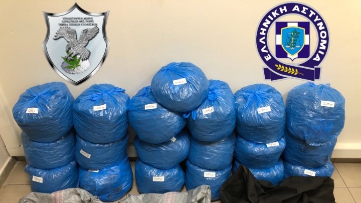 Θεσσαλονίκη: Συνελήφθησαν πέντε μέλη κυκλώματος καλλιέργειας και διακίνησης κάνναβης