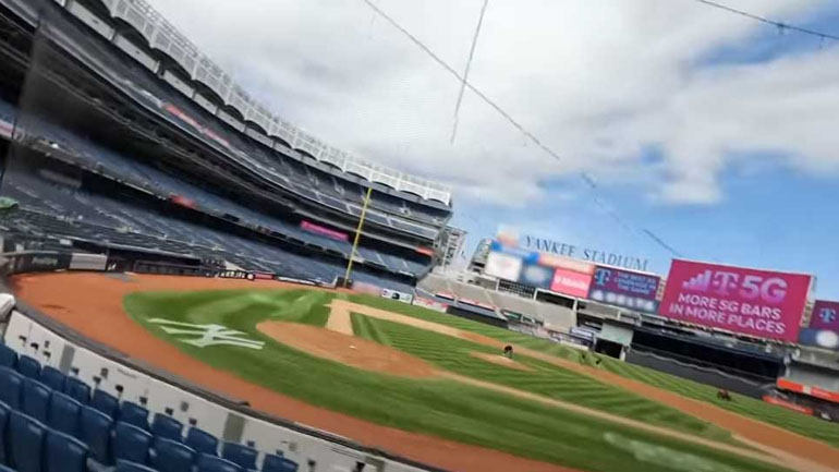 Το φημισμένο στάδιο των Γιάνκηδων στη Νέα Υόρκη σε ένα καταπληκτικό fpv βίντεο