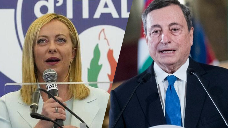 Σύγκρουση Μελόνι – Ντράγκι με αντικείμενο το ιταλικό Σχέδιο Ανάκαμψης και Ανθεκτικότητας