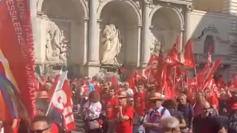 Διαδήλωση στη Ρώμη εναντίον του ακροδεξιού εξτρεμισμού