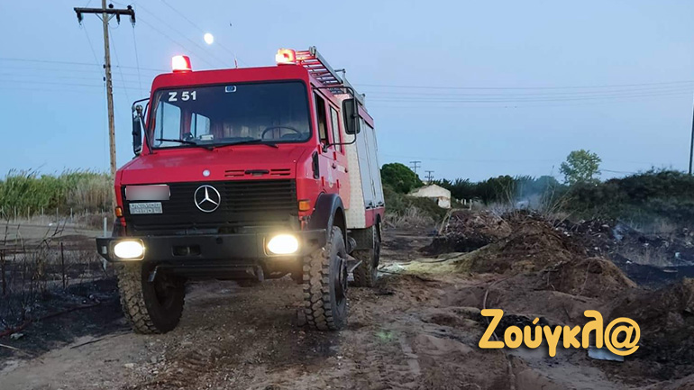 Πυρκαγιά στο Καβούρι Ηλείας