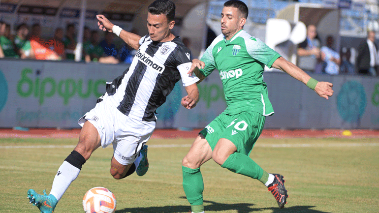 Ισοφάρισε στο τέλος ο Λεβαδειακός, 1-1 με τον ΠΑΟΚ